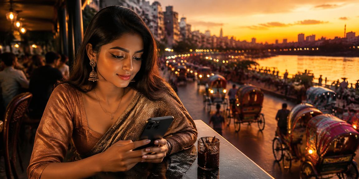 ঢাকায় মোবাইল দিয়ে অনলাইন তথ্য যাচাই